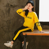 Girls Clothes 2020 Autumn Spring Long Sleeve Shirts + Pants Suits Kids Clothes Teen Children