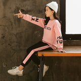 Girls Clothes 2020 Autumn Spring Long Sleeve Shirts + Pants Suits Kids Clothes Teen Children