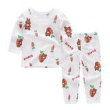Cute Children's Autumn Pajamas Clothing Set Cartoon Boys & Girls Sleepwear Suits Kids Long