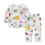 Cute Children's Autumn Pajamas Clothing Set Cartoon Boys & Girls Sleepwear Suits Kids Long