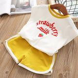 Summer 2PCS Toddler Little Girls Clothes Set Kids Baby Girl Floral Top T-Shirt Pants Outfits Sets