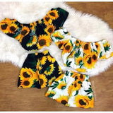 toddler baby girl two pieces set floral short sleeve top shorts kids girl summer outfit sets clothes