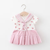 Baby Girl Clothes Summer Party Clothing for Girls Dress Strawberry Princess Dresses With Hat Outfits Children's Clothing 2 pcs