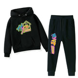 The Hype House Kids Clothes Full Warm Girls Winter Hoodies + Pants 2Pcs/Sets Teenagers Boys Regular Outfit Baby Fashion Custom