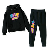 The Hype House Kids Clothes Full Warm Girls Winter Hoodies + Pants 2Pcs/Sets Teenagers Boys Regular Outfit Baby Fashion Custom