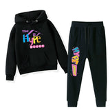 The Hype House Kids Clothes Full Warm Girls Winter Hoodies + Pants 2Pcs/Sets Teenagers Boys Regular Outfit Baby Fashion Custom