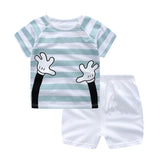 Baby Boys Clothes Sets Children Clothing Summer Short Sleeve Tracksuit for Boys Sport Suits Animal Costume for Kids Clothes