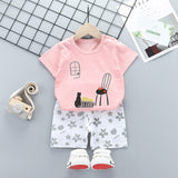 Baby Boys Clothes Sets Children Clothing Summer Short Sleeve Tracksuit for Boys Sport Suits Animal Costume for Kids Clothes