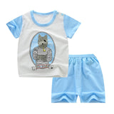Baby Boys Clothes Sets Children Clothing Summer Short Sleeve Tracksuit for Boys Sport Suits Animal Costume for Kids Clothes